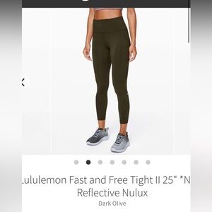 Lululemon fast and free legging 25”